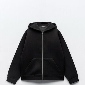 Zara SOFT NEOPRENE EFFECT BOMBER